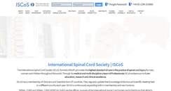 Desktop Screenshot of iscos.org.uk