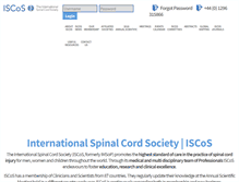 Tablet Screenshot of iscos.org.uk